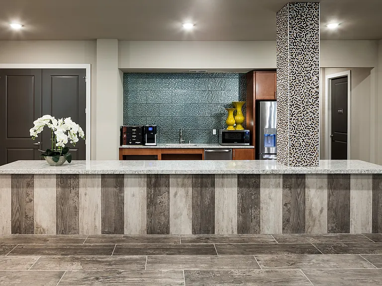 Refresh and recharge at our stylish community bar.