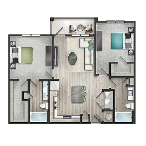 Floor plan Rushaway