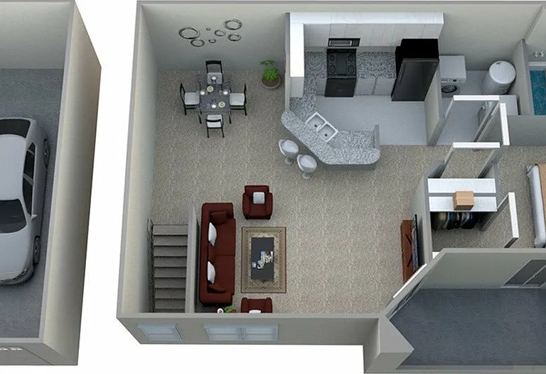 1x1 (752sqft) 1x1 (752sqft)