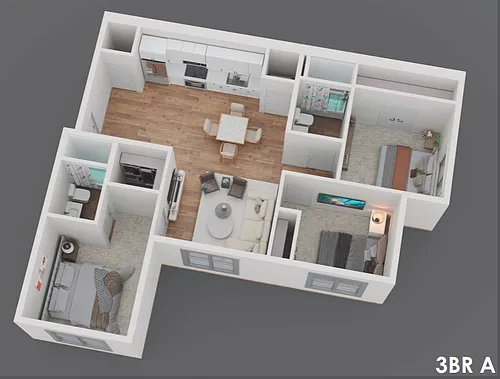 Floor plan 3 Bedroom