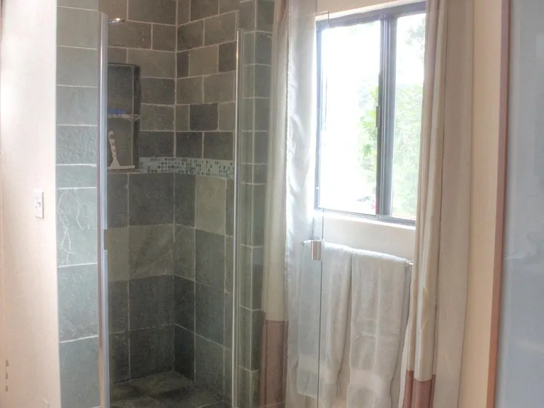 Shower, with window