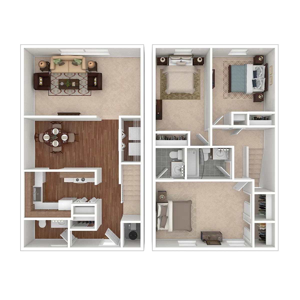 Floor plan C2 Cornwallis Townhome