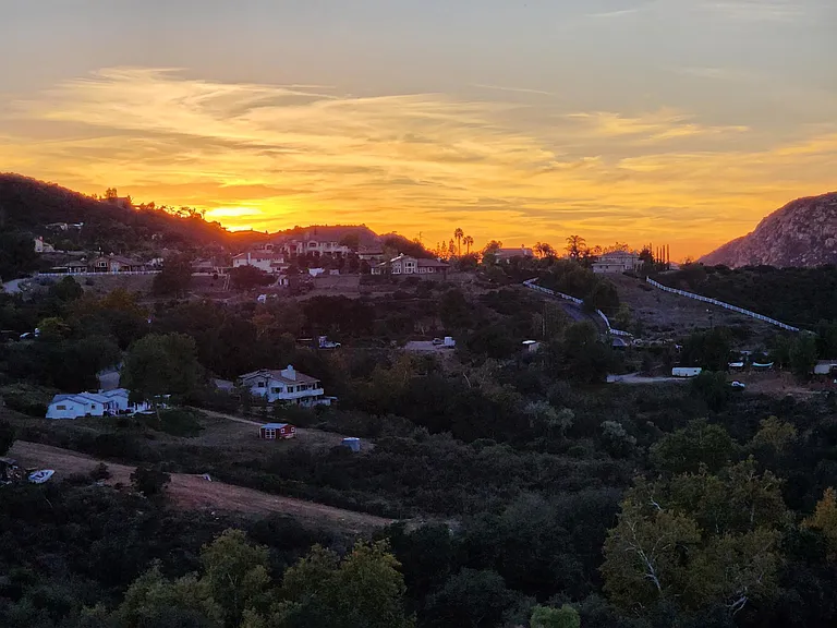 View from the patio
