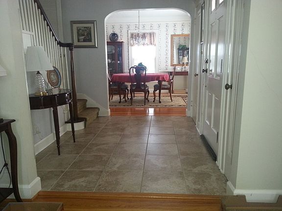 Large Foyer with Tile
