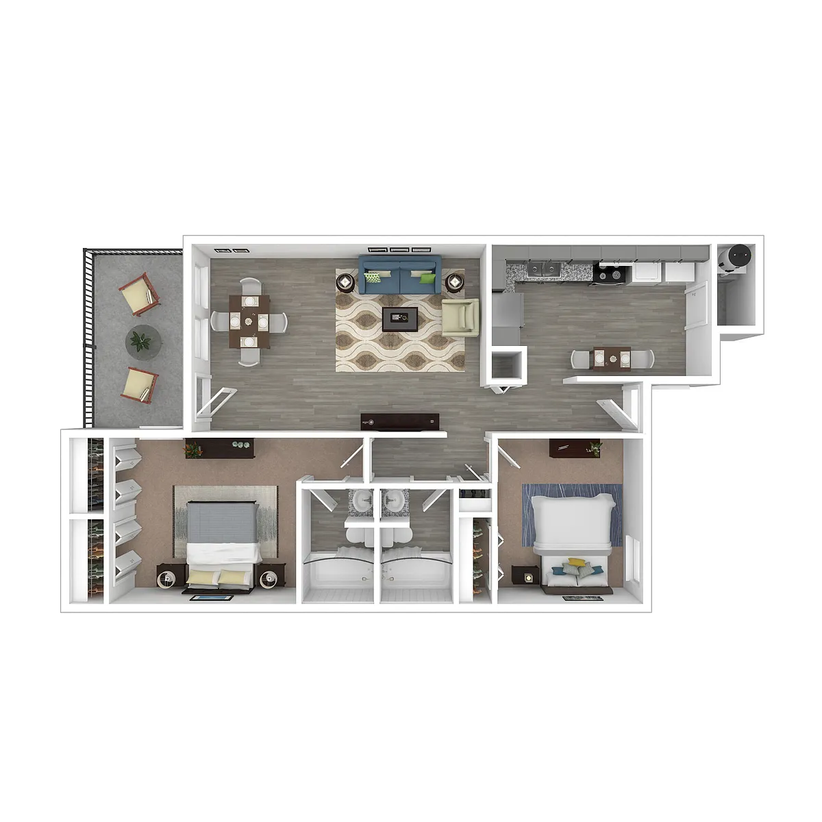 Floor plan 2X2