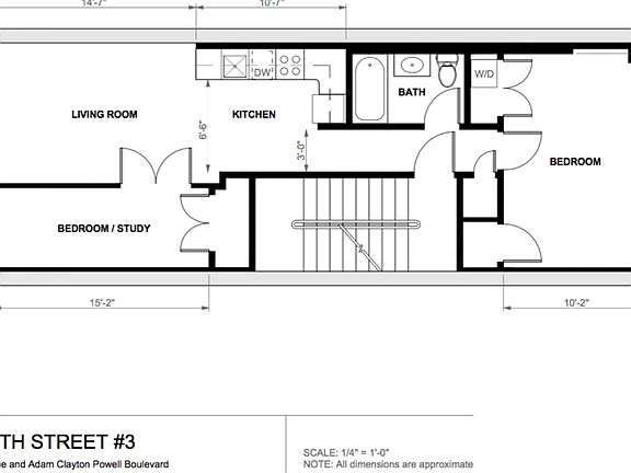 2nd image of 106 W 118th St APT 3