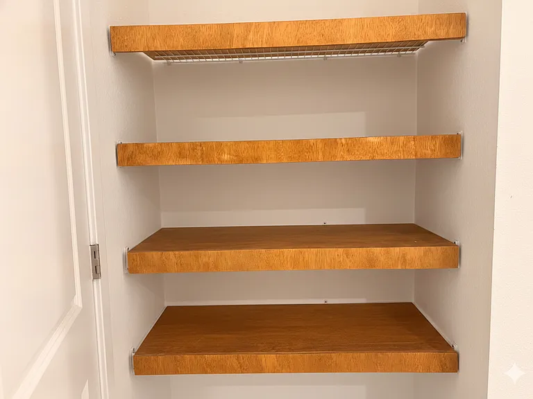 Master Bathroom Shelving/Storage