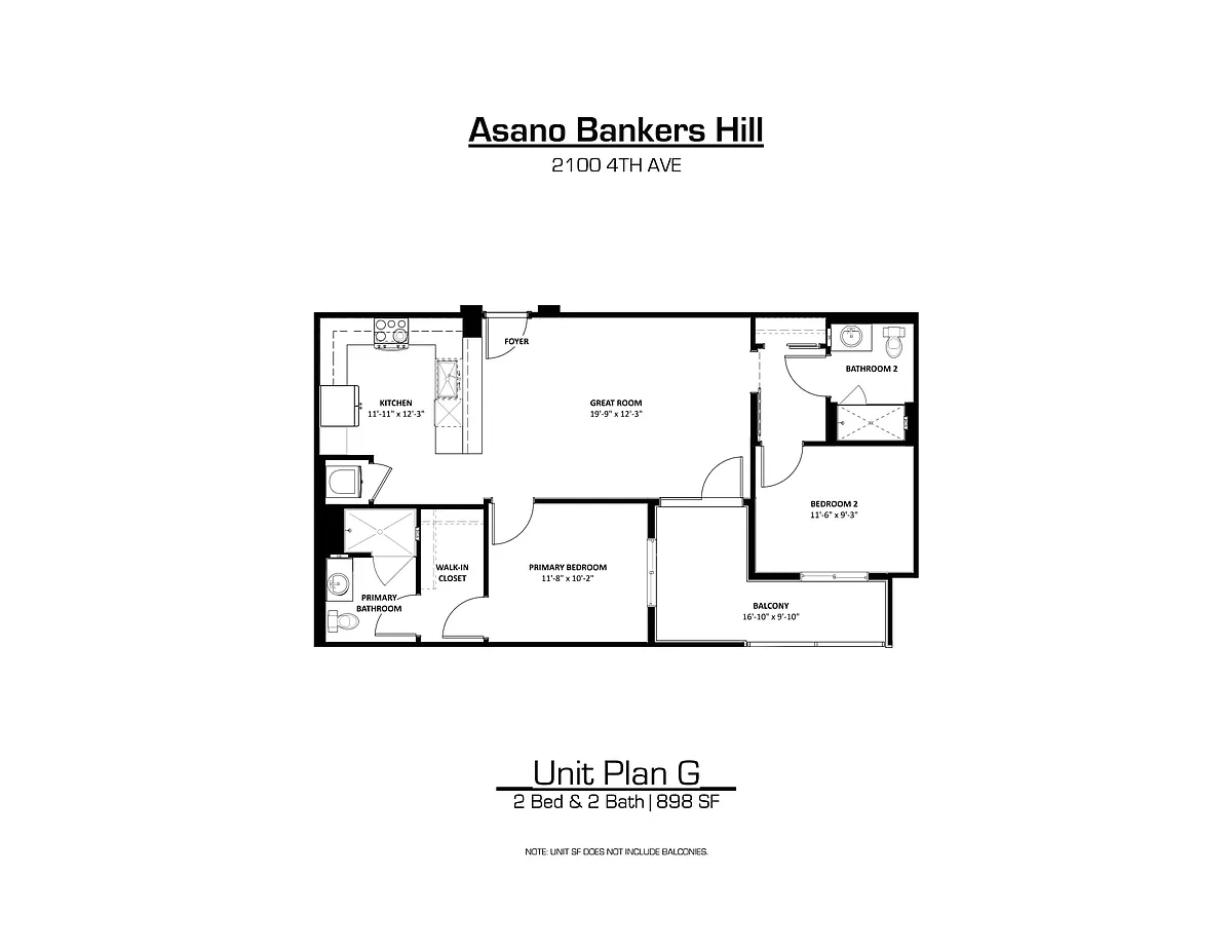 Floor plan Plan G