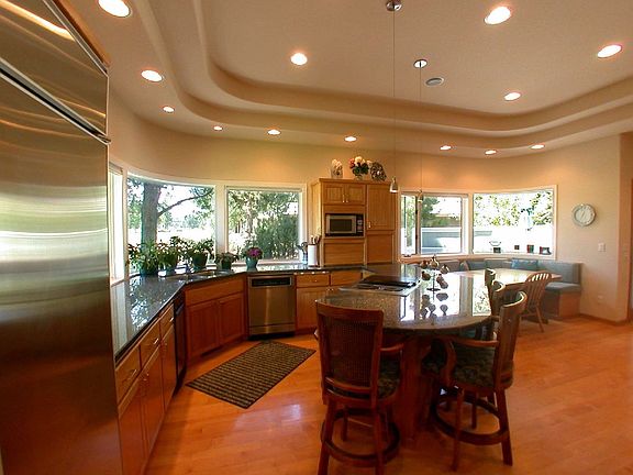 Kitchen with Mt. Bachelor view