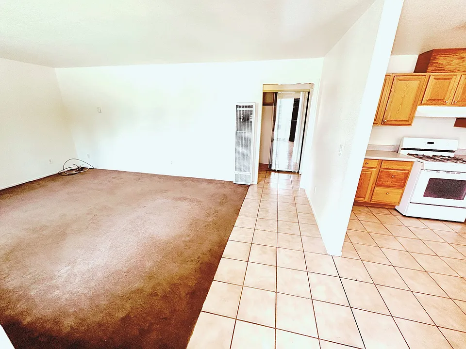 living room, kitchen, hall