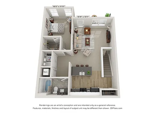 Floor plan Pearson