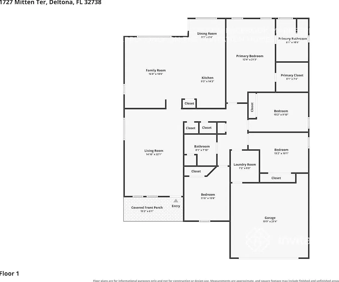 1727 Mitten Ter Deltona, FL 32738 — Photo 2