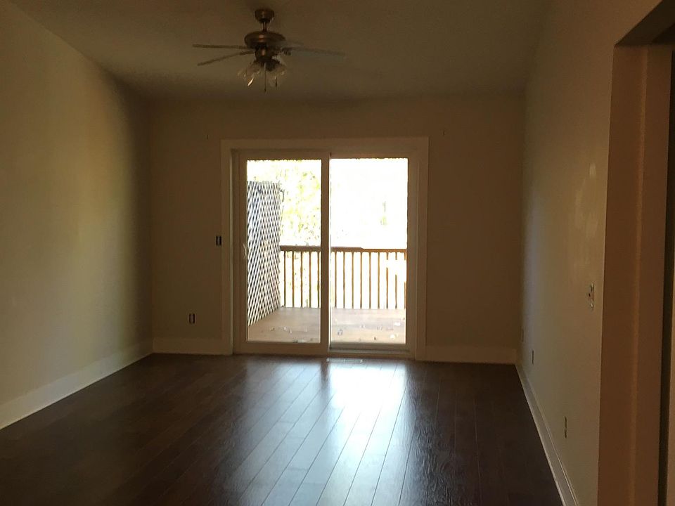 Living room with sliders to deck