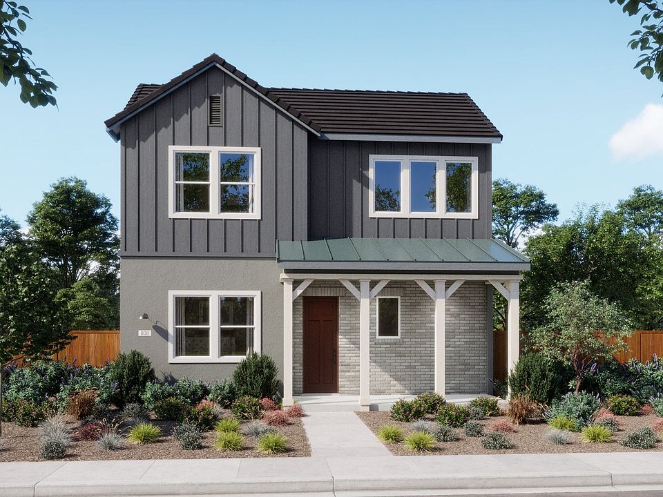 Plan 4 Farmhouse Elevation Morada Paso Robles, CA