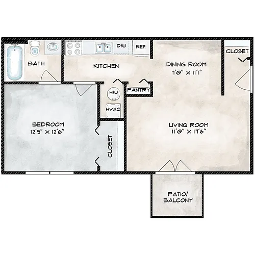 Floor plan The Bowen