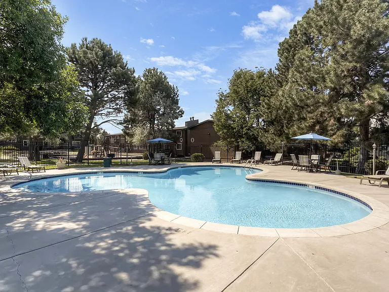 The Community Outdoor Pool at Greentree Village Apartments