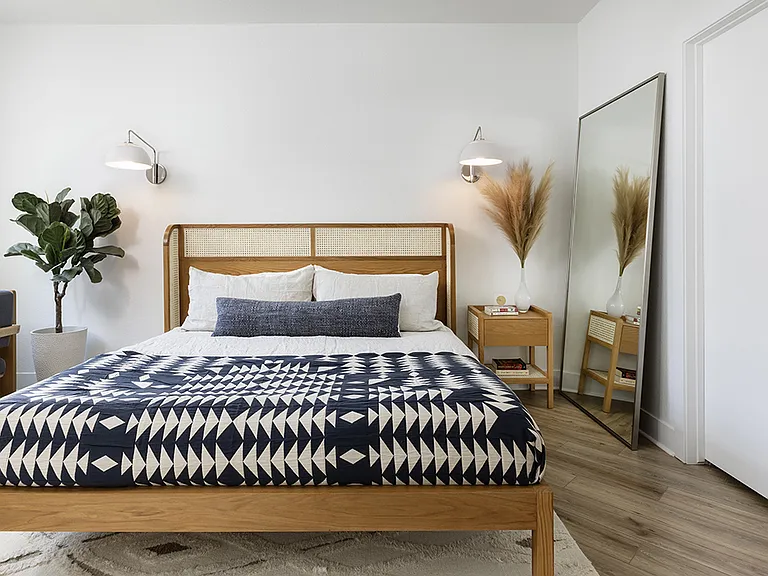Platinum model bedroom.
