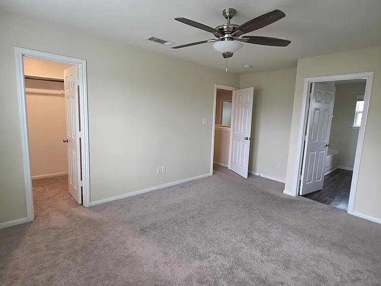 Master Bedroom with walk in Closet