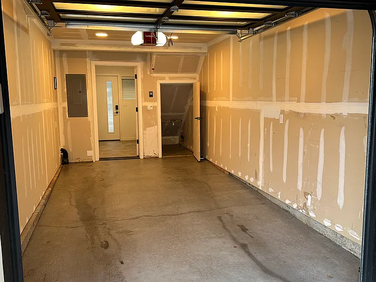 Garage from carport.