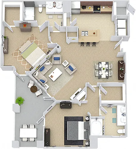 Floor plan Sevilla
