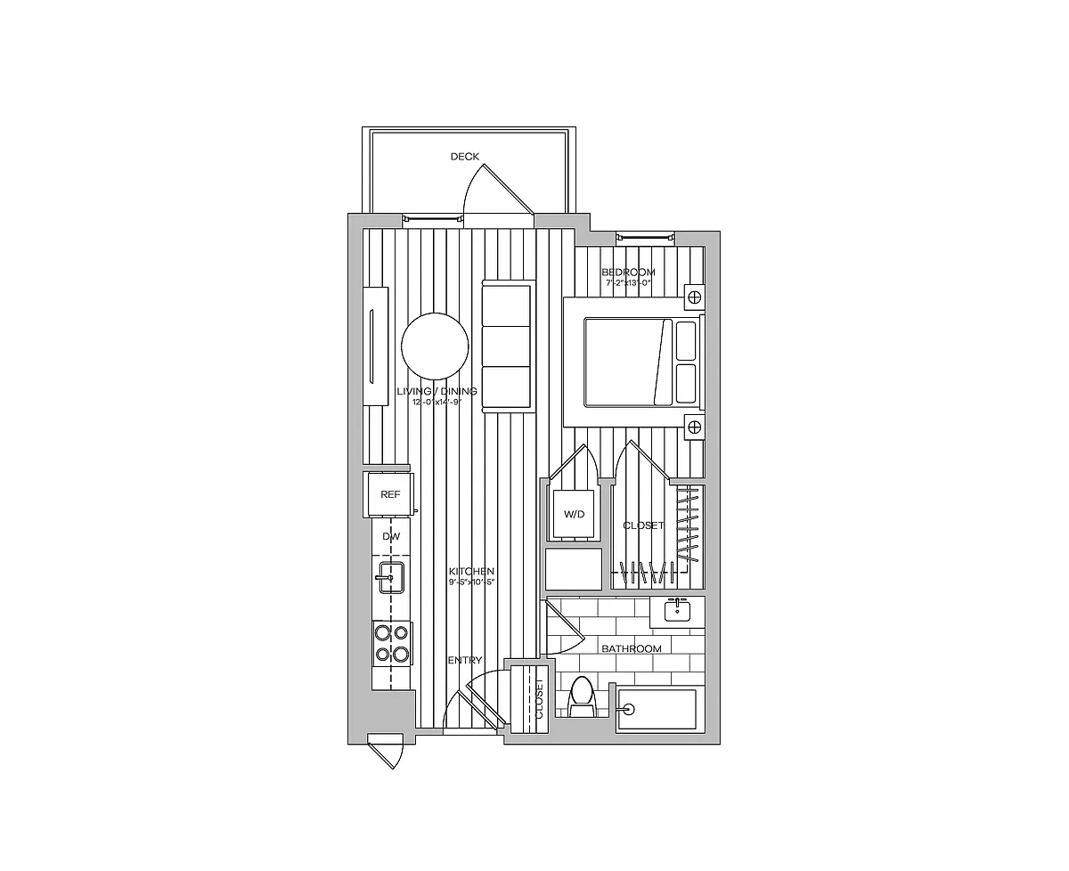 Floor plan Studio