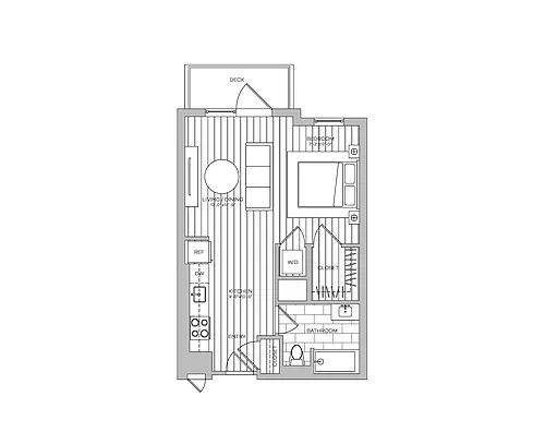 Floor plan Studio