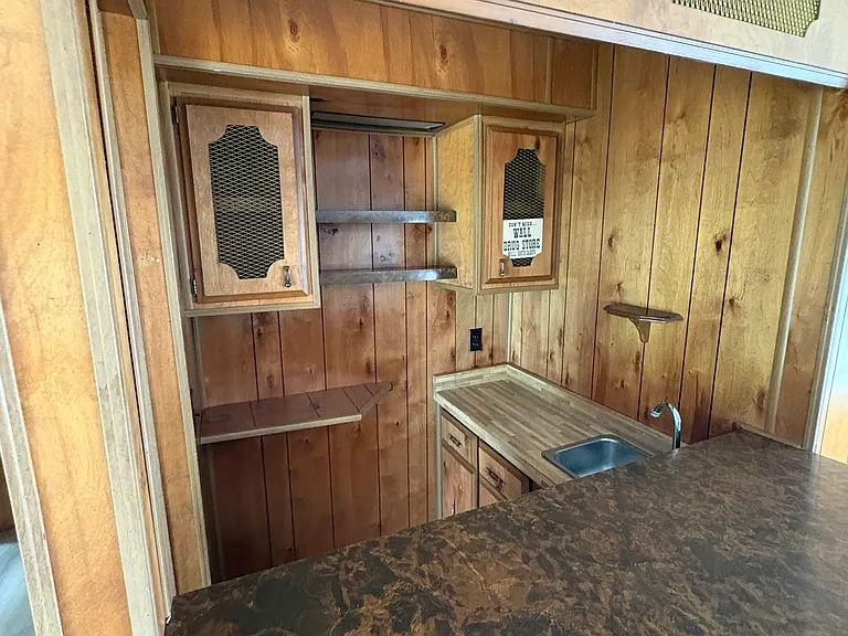 Wet bar in Living/Dining Room