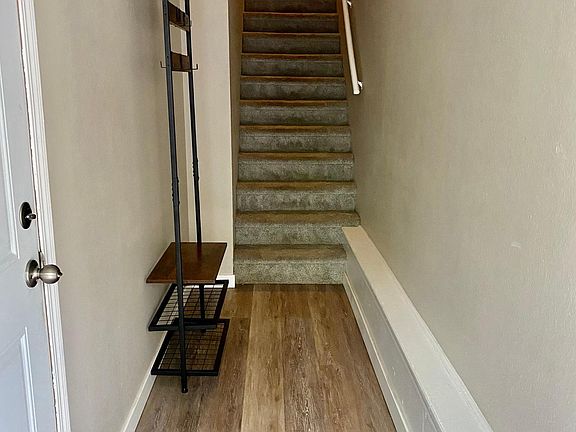 Entryway from ground level and off garage