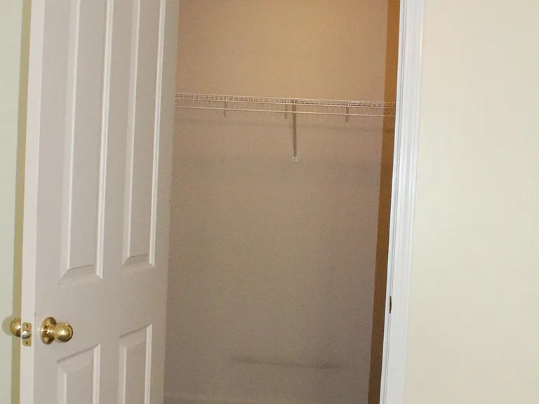 Master bedroom's walk in closet