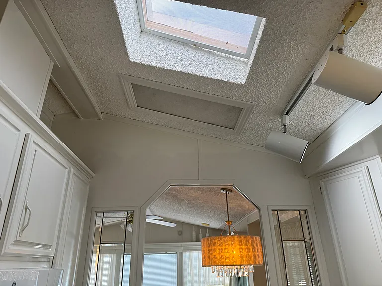 Skylights in kitchen