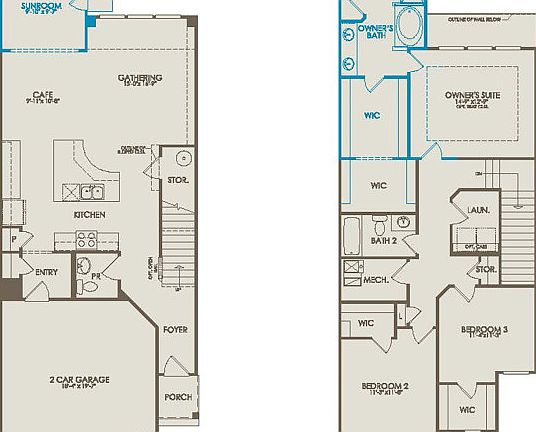Home Design Layout with Structural Options