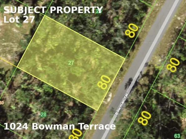 1051 BOWMAN TERRACE LOT 27, PORT CHARLOTTE, FL 33953
