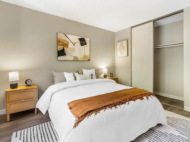 Platinum Package Spacious Bedroom