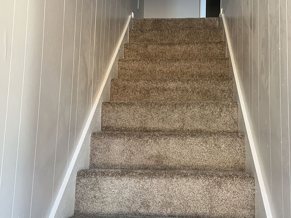 Stairs going up stairs right when you walk in the front door.