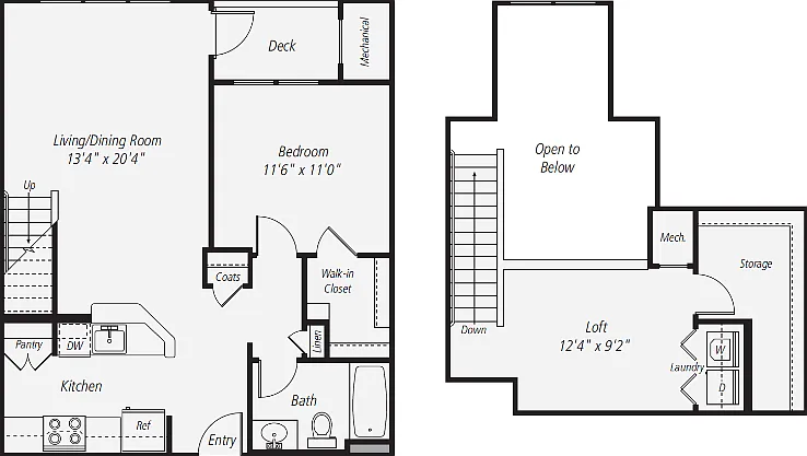 A3 - Loft Floorplan Diagram