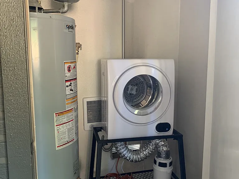 Storage Closet and Dryer