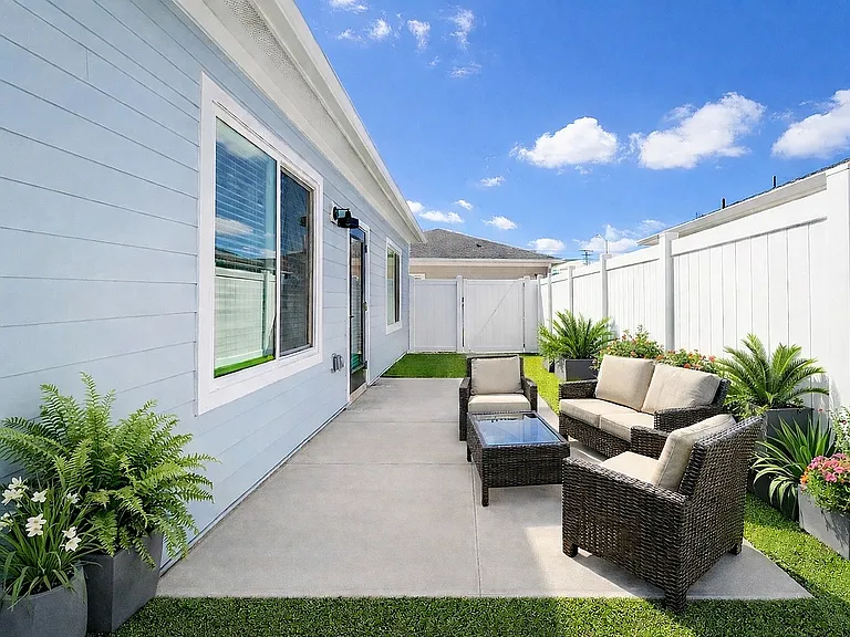 Private Fenced Backyard