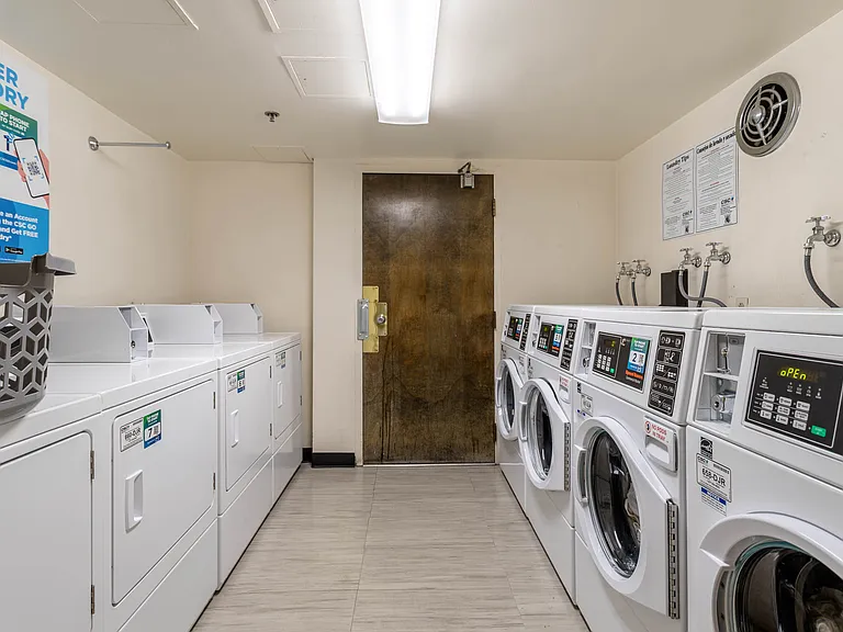 Laundry in building
