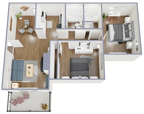 Floor plan B3D