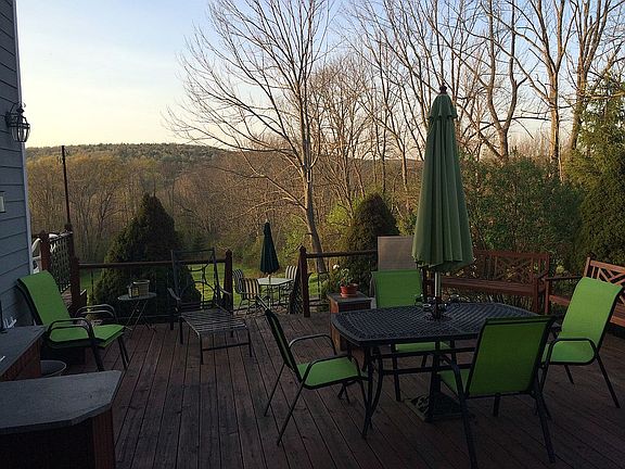 View of deck from family rm