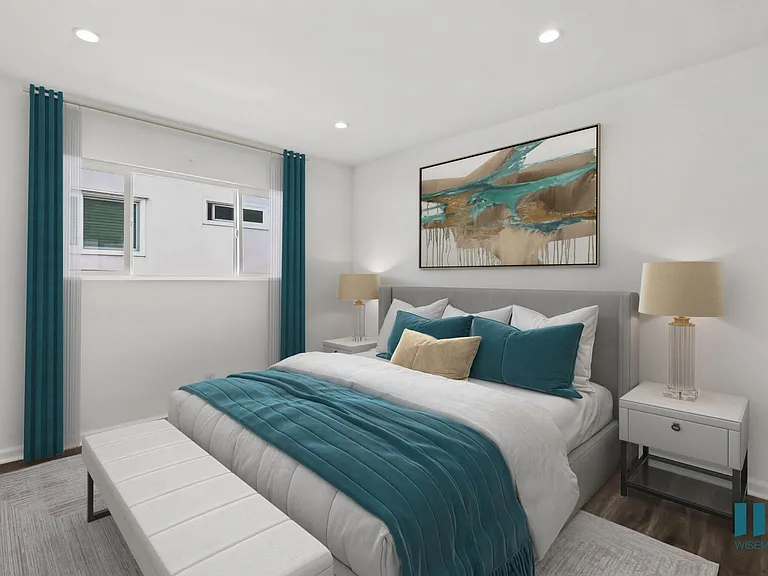 Bedroom with Recessed Lighting and Vinyl Flooring