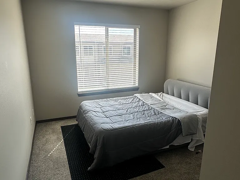 Spacious second bedroom with a large closet.