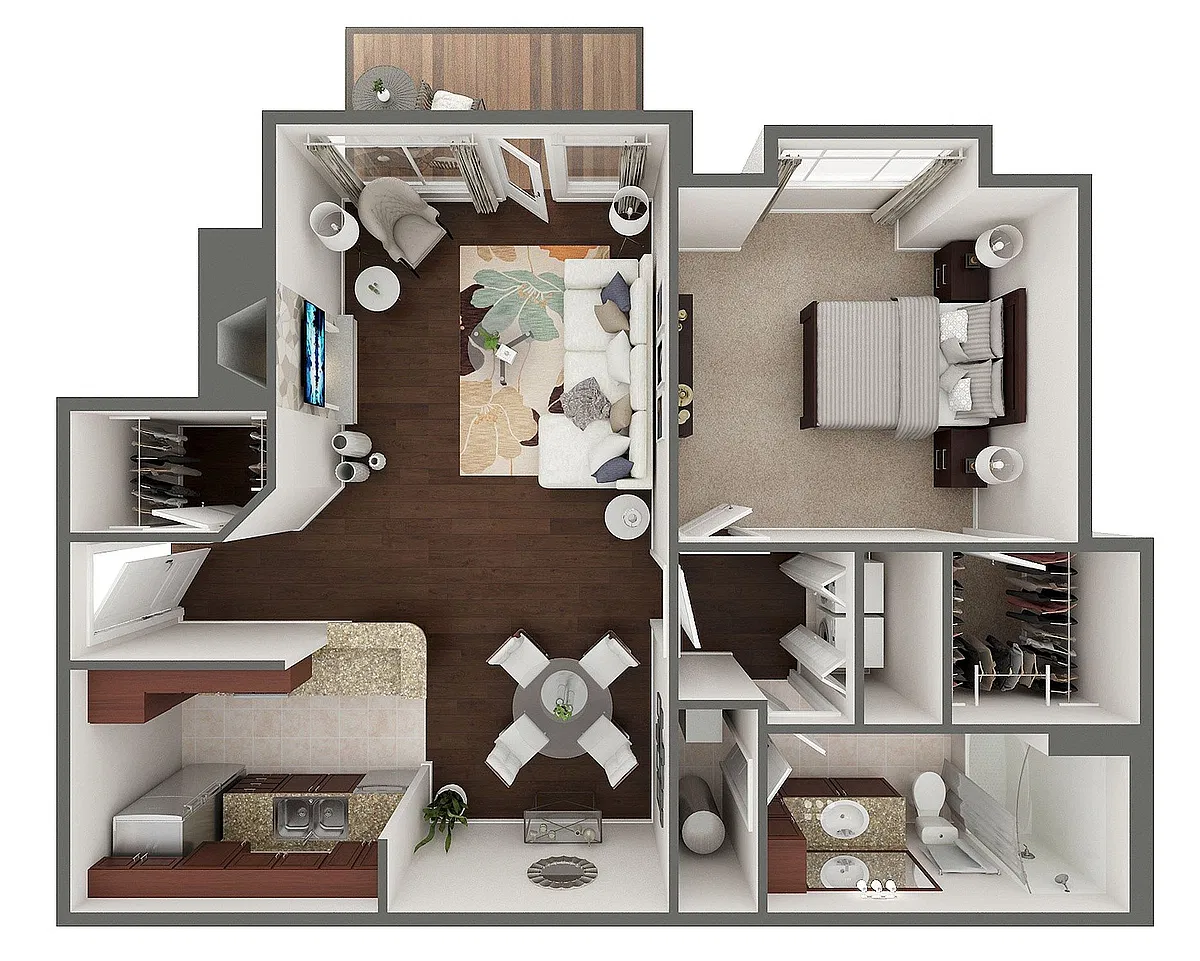Floor plan Venetian I