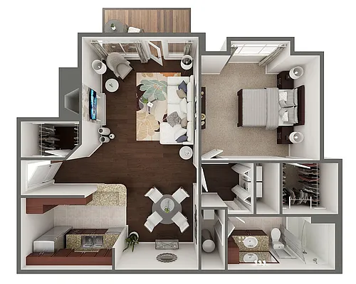 Floor plan Venetian I