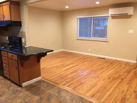kitchen area looking back to living room