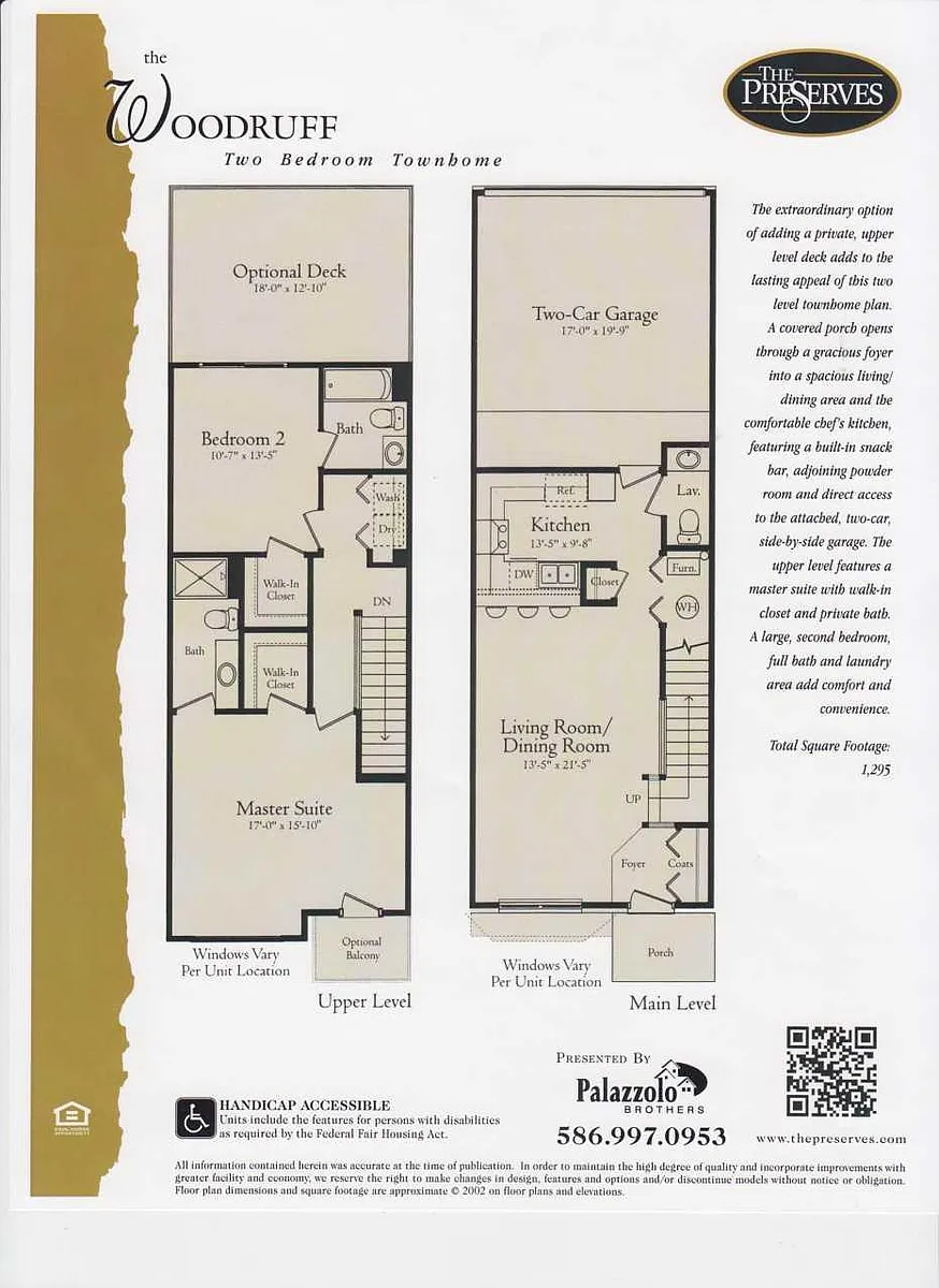 Floor plan The Woodruff