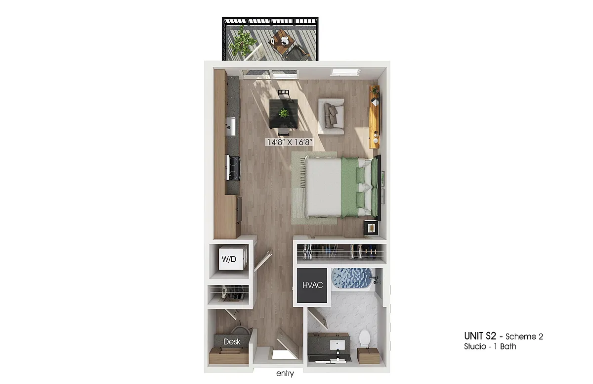 Floor plan S1 Essential Living