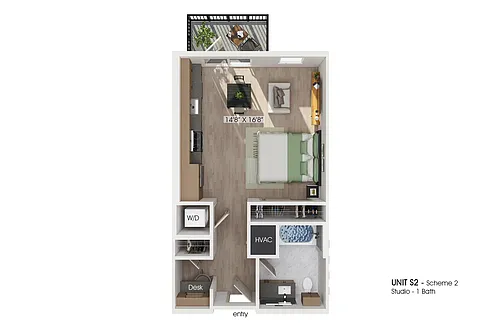 Floor plan S2 Essential Living