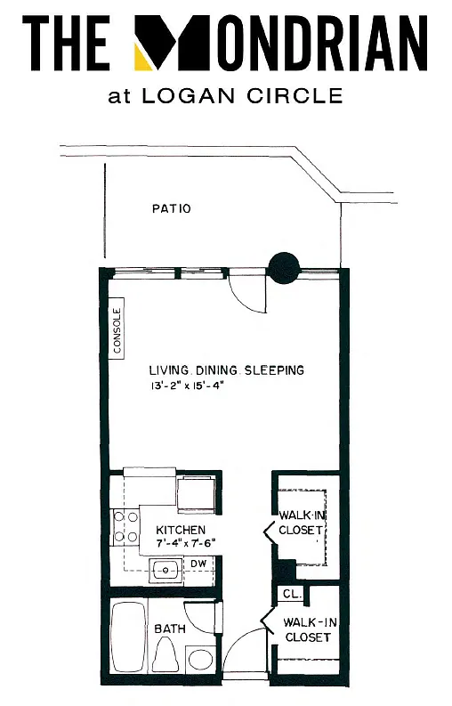 Floor plan Studio