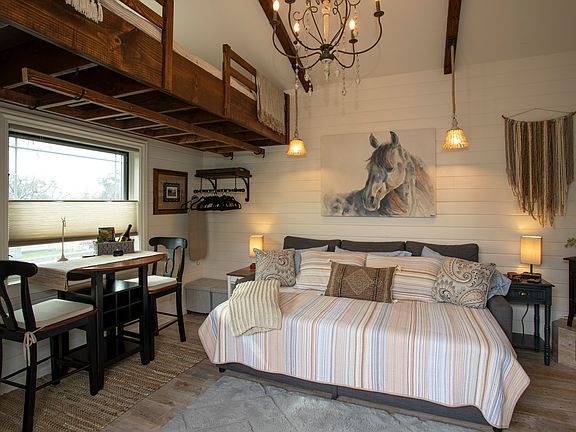 High vaulted ceilings with lots of light.